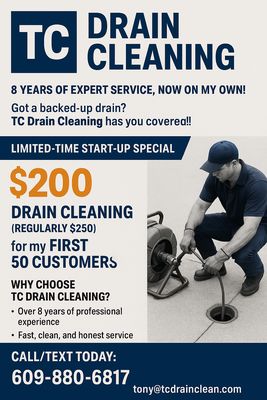 TC Drain Cleaning Logo