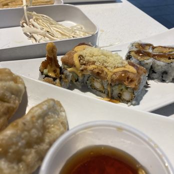 Upin Hot Pot - Gyoza, 1. Spicy Crab Roll, 12. Eel cucumber or avocado roll, mushrooms, C10. Yummy Yummy Roll, 8. Salmon Roll, - Hot Pot Near Me - Brooklyn Park, Minnesota Upin Hot Pot - Gyoza, 1. Spicy Crab Roll, 12. Eel cucumber or avocado roll, mushrooms, C10. Yummy Yummy Roll, 8. Salmon Roll, - Hot Pot Near Me - Brooklyn Park, Minnesota