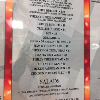 Thee DollHouse - Myrtle Beach - Food menu - Strip Clubs Near Me - North Myrtle Beach, South Carolina