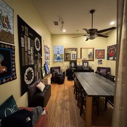 Purple Corkscrew - Small gathering room