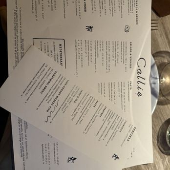 Callie - The menu - Mediterranean Near Me - San Diego, California Callie - The menu - Mediterranean Near Me - San Diego, California