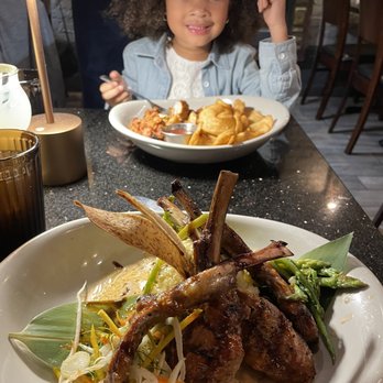 Poor Calvin's - Lamb chops... omg, amazing! My mini me had the kids fried chicken. - Asian Fusion Near Me - Atlanta, Georgia Poor Calvin's - Lamb chops... omg, amazing! My mini me had the kids fried chicken. - Asian Fusion Near Me - Atlanta, Georgia