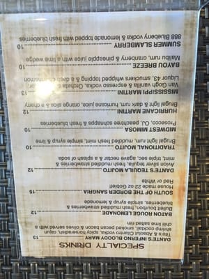 Menu photo 8 Dante's Kitchen East Greenwich, RI