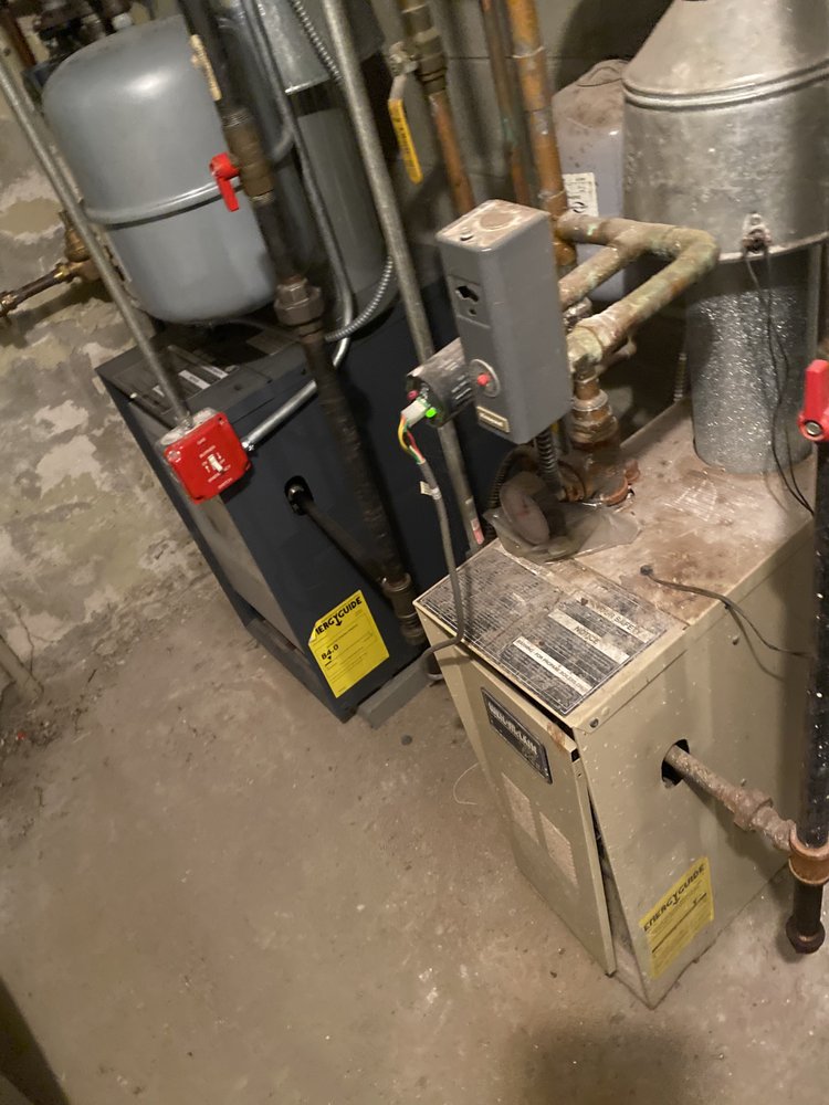 Slide of Always flowing piping and heating