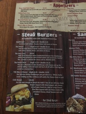 Menu photo 8 Harry's Old Kettle Pub & Grill Wabash, IN Menu photo 8 Harry's Old Kettle Pub & Grill Wabash, IN