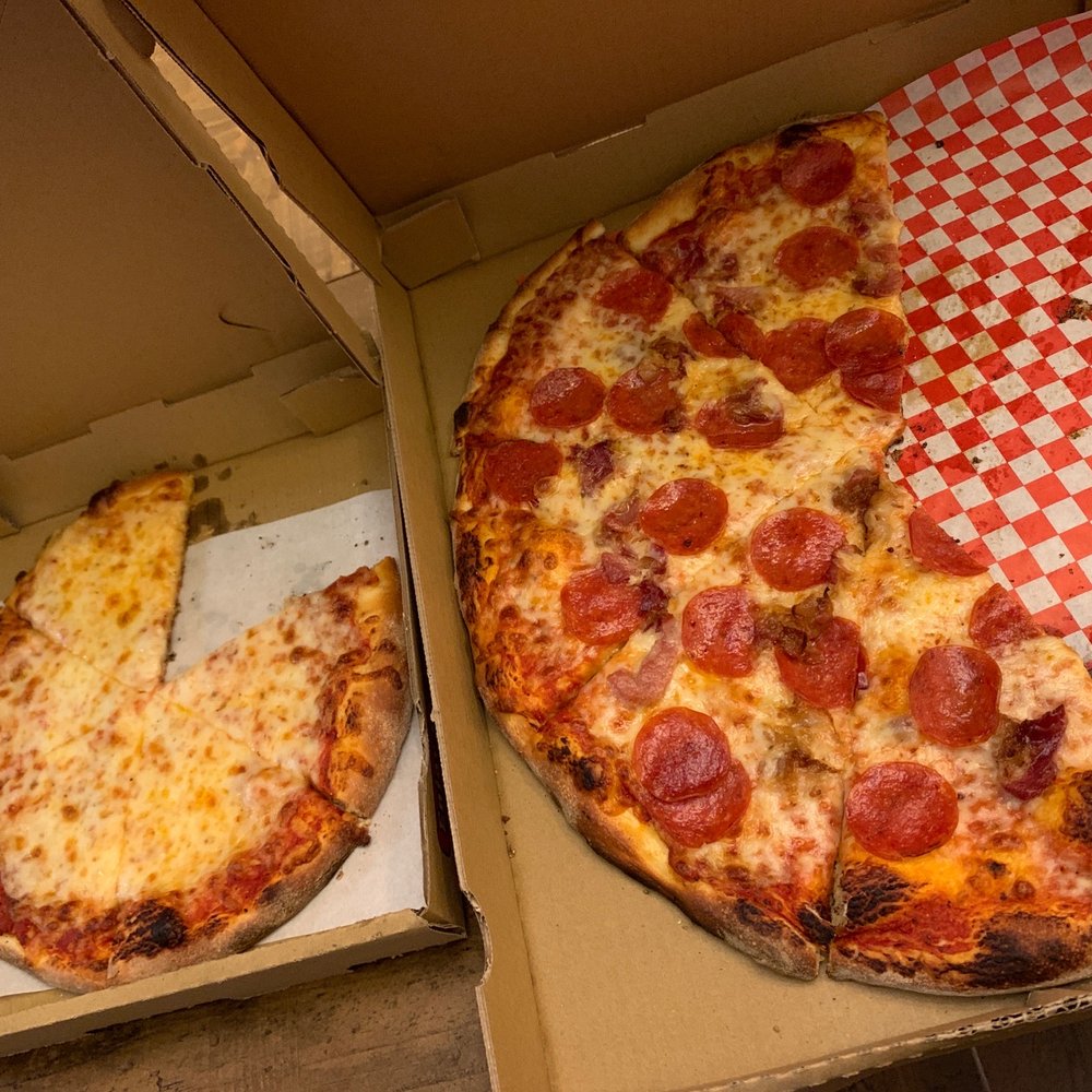The Last Slice - Pep and bacon and a personal cheese - Pizza Near Me - San Antonio, Texas The Last Slice - Pep and bacon and a personal cheese - Pizza Near Me - San Antonio, Texas
