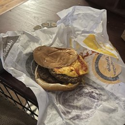 Double cheese Cheeseburger