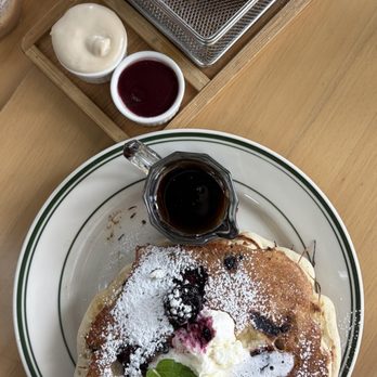 Madi - Blackberry Goat Cheese Pancakes - Breakfast & Brunch Near Me - San Diego, California Madi - Blackberry Goat Cheese Pancakes - Breakfast & Brunch Near Me - San Diego, California