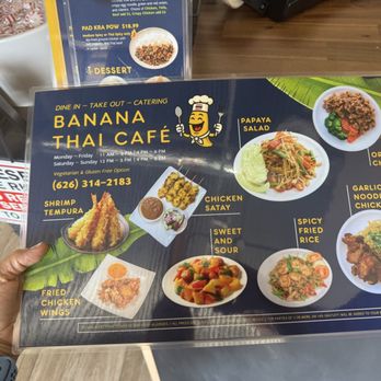 Banana Thai Cafe - Menu - Thai Near Me - Pasadena, California Banana Thai Cafe - Menu - Thai Near Me - Pasadena, California