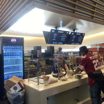 Levi's Stadium - Food area in Levi's club - Stadiums & Arenas Near Me - Santa Clara, California