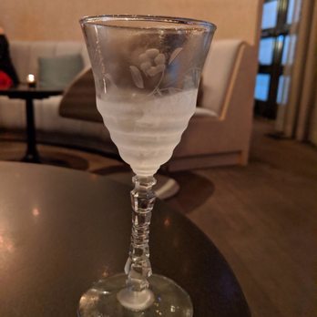 The Aviary - Birthday drink on the house.  Chocolate chip infused cognac. - Cocktail Bars Near Me - Chicago, Illinois