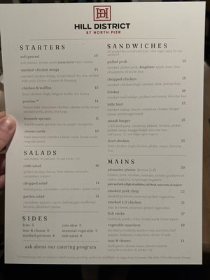 Menu photo 1 Hill District by North Pier Benton Harbor, MI
