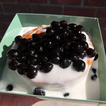 Feng Cha Teahouse - Sea Salt Boba cake - Bubble Tea Near Me - Costa Mesa, California