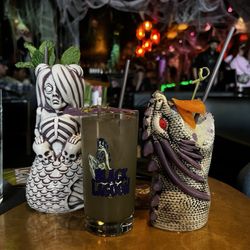 Rob Roy - Black Lagoon pop up cocktails!