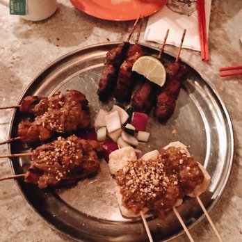 Laut - A must try! Satay platter - Thai Near Me - New York, New York Laut - A must try! Satay platter - Thai Near Me - New York, New York