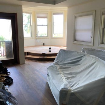 Bodek Construction - Turret seating with platform and custom circular couch. - General Contractors Near Me Bodek Construction - Turret seating with platform and custom circular couch. - General Contractors Near Me