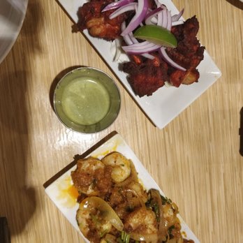 Hyderabad Biryani House Rochester - Royalla veppudu and Chicken lollipop - Indian Near Me - Henrietta, New York