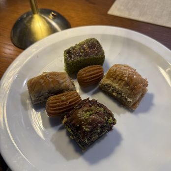 Kalimera Bar and Grill - desserts (baklava and turkish delight) - Turkish Near Me - Santa Rosa, California