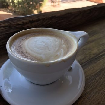 Berdena's - Latte (sans the tulip since I'd already added sweetener & stirred). - Coffee & Tea Near Me - Scottsdale, Arizona