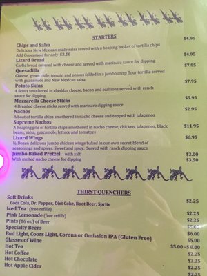 Menu photo 6 Lazy Lizard Grill Cedar Crest, NM