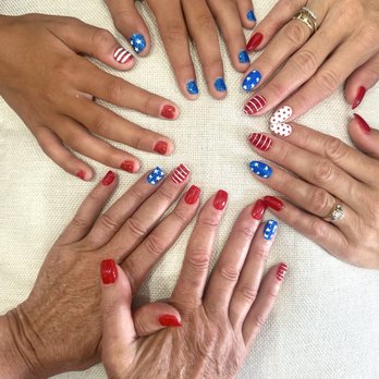 4 Seasons Nails & Spa - Patriotic nails Ready for summer! - Nail Salons Near Me - Placentia, California 4 Seasons Nails & Spa - Patriotic nails Ready for summer! - Nail Salons Near Me - Placentia, California