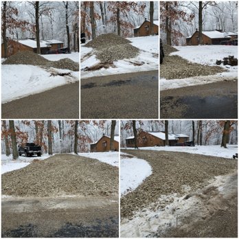 Westfall Trucking & Excavating - Semi parking pad installation in limestone - Demolition Services Near Me Westfall Trucking & Excavating - Semi parking pad installation in limestone - Demolition Services Near Me