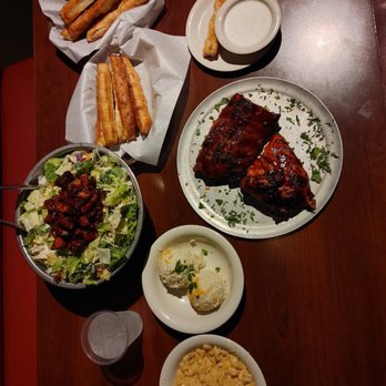 Stonefire Grill - BBQ Chopped salad with tri tip, Freshly Baked Breadsticks, Macaroni & Cheese, Baby Back Ribs, Chicken, and Garlic Mashed Potatoes - Salad Near Me - Torrance, California Stonefire Grill - BBQ Chopped salad with tri tip, Freshly Baked Breadsticks, Macaroni & Cheese, Baby Back Ribs, Chicken, and Garlic Mashed Potatoes - Salad Near Me - Torrance, California