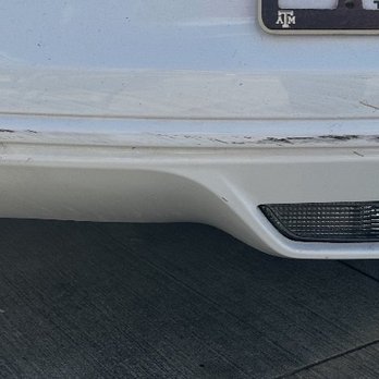 Tire Werx - Damaged to bumper from Tire Werx. - Tires Near Me - Madisonville, Texas Tire Werx - Damaged to bumper from Tire Werx. - Tires Near Me - Madisonville, Texas