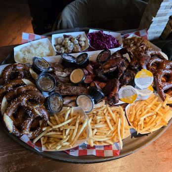 Zeppelin Hall - Bbq platter - American Near Me - Jersey City, New Jersey Zeppelin Hall - Bbq platter - American Near Me - Jersey City, New Jersey