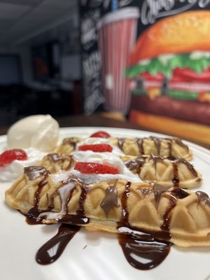 Lucky Chip Burger by null