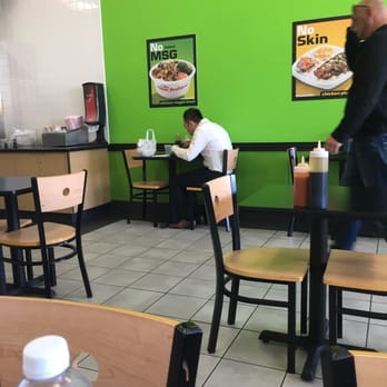 Flame Broiler - This is Tim, not Steve, eating his delicious bowl along side him is my bowl, awaiting dinner - Fast Food Near Me - Irvine, California Flame Broiler - This is Tim, not Steve, eating his delicious bowl along side him is my bowl, awaiting dinner - Fast Food Near Me - Irvine, California