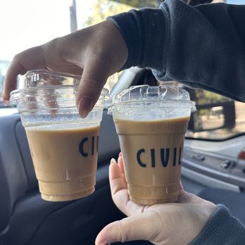 Civil Coffee - I actually poured one cup into the other just to see how much I was really getting -- and this is all that was left in the second cup. - Coffee & Tea Near Me - Los Angeles, California
