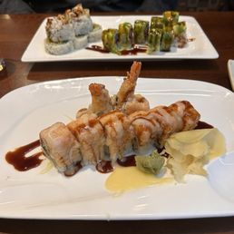 Snow Mountain Roll, Spider Roll, and Fiternity Roll Snow Mountain Roll, Spider Roll, and Fiternity Roll