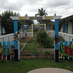 Royal Palm Elementary - Actual class garden with sprinkler system and everything!