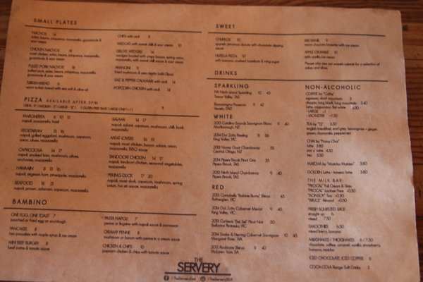 Menu photo 1 The Servery East Glen Huntly, VIC