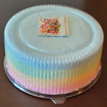 Cotton Candy Cravings - a rainbow cake with sprinkles - Custom Cakes Near Me Cotton Candy Cravings - a rainbow cake with sprinkles - Custom Cakes Near Me