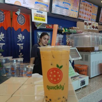 Quickly - West Valley Mall - Thai tea with boba! - Bubble Tea Near Me - Tracy, California Quickly - West Valley Mall - Thai tea with boba! - Bubble Tea Near Me - Tracy, California