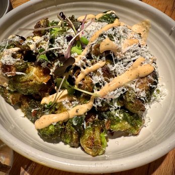Whiskey Cake - Flash fried Brussels sprouts - New American Near Me - San Antonio, Texas Whiskey Cake - Flash fried Brussels sprouts - New American Near Me - San Antonio, Texas