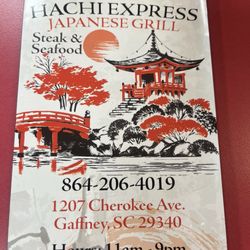 Hachi Express - Menu