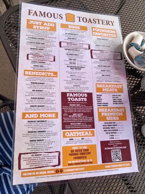 Menu photo 2 Famous Toastery Cary, NC