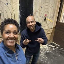 Choppin Co - Husband and I having fun!