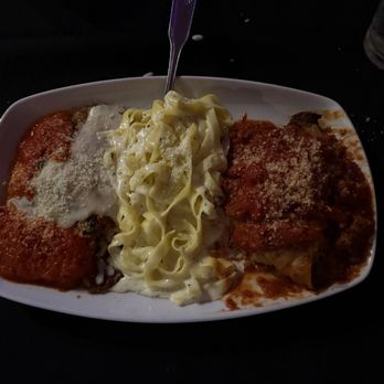 Di Lisio's - Trio - eggplant parmesan, fettuccine alfredo, and lasagna. - Italian Near Me - Winston-Salem, North Carolina Di Lisio's - Trio - eggplant parmesan, fettuccine alfredo, and lasagna. - Italian Near Me - Winston-Salem, North Carolina