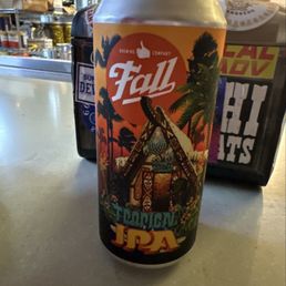 Fall tropical IPA - great beer selection.