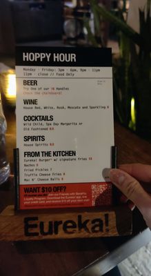 Menu photo 3 Eureka! Austin, TX