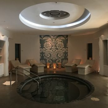 Eau Spa - Heated stone recliners, jacuzzi with rainforest shower - lic from a few years ago - they've replaced the recliners since - Day Spas Near Me - Manalapan, Florida