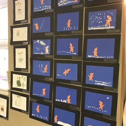 Montessori Day School of Wellesley Hills - A "Snowy Day" artwork.
