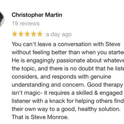 Steven Monroe Licensed Marriage and Family Therapist