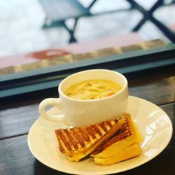 The Branch Coffeehouse - One of the lunch specials! Soup and a grilled cheese