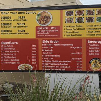 China Bull Express - Outside Menu - Chinese Near Me - Pantego, Texas