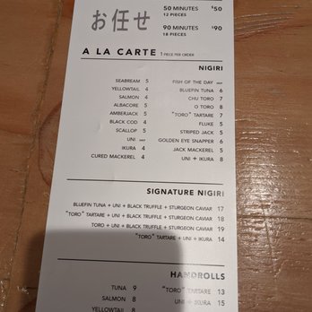 Hidden Fish - Menu - Sushi Bars Near Me - San Diego, California Hidden Fish - Menu - Sushi Bars Near Me - San Diego, California